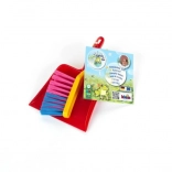 Plastic broom and dustpan for children