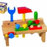 Detoa bench – wooden workbench with tools