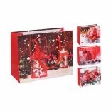 Christmas Gift Paper Bag, Size S, 18 × 23 × 10 cm
