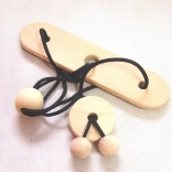 Wooden Puzzle Knot on Board