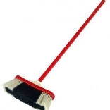 Klassischer Schwarz-Weiß-Besen