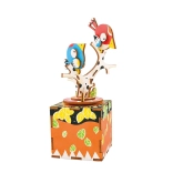 Music Box – ROBOTIME 3D Wooden Puzzle Singing Birds