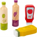 Wooden Condiment Set for Kids’ Play Kitchen