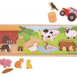Magnetic Farm Puzzle Bigjigs Toys