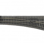 Piko right turnout with bedding