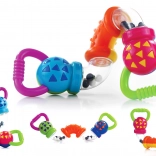 Baby Rattle 17 cm with Rotating Tubes