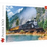 Mountain Train Puzzle 500 Pieces Trefl