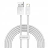 Baseus Dynamic USB–Lightning Kabel 2 m, Schnellladen 2,4 A (weiß)