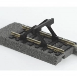 Piko terminal track with buffer stop and ballast