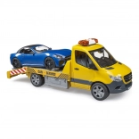 Bruder Mercedes‑Benz Sprinter Tow Truck with Sports Car