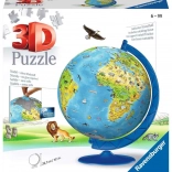 ravensburger puzzle 3d globe pour enfants 180 pièces