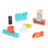 Houten puzzel Op zee PETIT COLLAGE