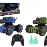 Chars RC avec combat 2,4 GHz – set de 2 pièces avec effet fumée et éclairages