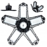 Deckenfaltbare LED-Werkstattleuchte E27, 80 W, 8000 lm