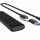 Icy Box IB-1808MCT-CU31 externes Gehäuse für SSD M.2 NVMe und SATA USB‑C 10 Gb/s