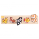Wooden Insert Puzzle Domestic Animals BIGJIGS