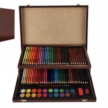 Creative Art Set 91 pcs in Wooden Case