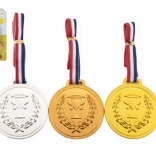 Set of Plastic Medals with Ribbon