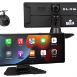 Multimedia station with wireless Apple CarPlay 5.0 and Android Auto, dual dash camera and parking camera BLOW