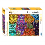 Puzzle BRAIN TREE Tribal Animals 1000 pieces