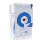 Shielded network cable FTP Cat 5e, AWG24, 305 m, gray