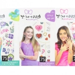 Temporary Tattoos for Girls – Set of 75 Designs