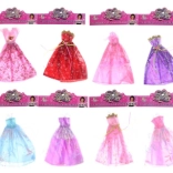 Ball Gown Dress for 22 cm Doll – assorted colors