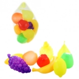 Plastic fruit for kids’ play kitchen – 9 pcs in a net