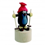 Detoa Pressing Figure Mole on Skis