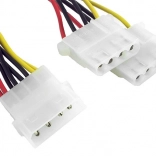 Câble d’alimentation 1xMOLEX/2xMOLEX