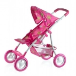 Sports Stroller for Dolls with Canopy