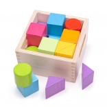 Colorful Wooden Blocks for Children by Bigjigs Toys