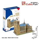 CubicFun puzzle 3D Cathédrale Notre‑Dame – 53 pièces