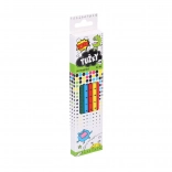 Wooden HB Pencil with 16 cm Scale TOTO, Set of 12