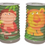 Animal Motif Cylinder Lantern 16 cm