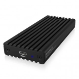 Aluminium externe behuizing voor SSD M.2 NVMe USB‑C 3.2 Gen 2x2 20 Gb/s