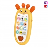 Kindertelefon Giraffe mit Effekten 13,5 cm