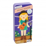 Magnetic Dress-up Set Musician PETIT COLLAGE