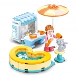 Sluban Girls Dream Cat Salon building set