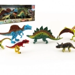 set dinosaurs from the Cretaceous 6 pcs plastic figurines in a box