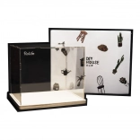 Plexiglass cover for miniature dollhouse models