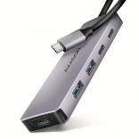 Mehrfach USB-C Hub AXAGON HMC-5H60 5in1