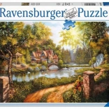 Puzzle Ravensburger Chalet au bord de la rivière 500 pièces