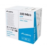 LAN Cable UTP 100MB/s CCA 100m Gray
