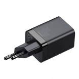 Schnellladegerät Baseus Super Si Pro USB + USB-C 30 W Schwarz