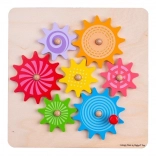 Bigjigs Toys Colorful Gears for Kids