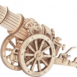 Rokr 3D wooden mechanical puzzle – siege cannon