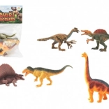 Plastic Dinosaurs 16–18 cm, set of 5