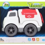 Kinderambulance op batterijen met geluiden