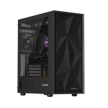 genesis diaxid 605f midi tower schwarz mit usb‑c